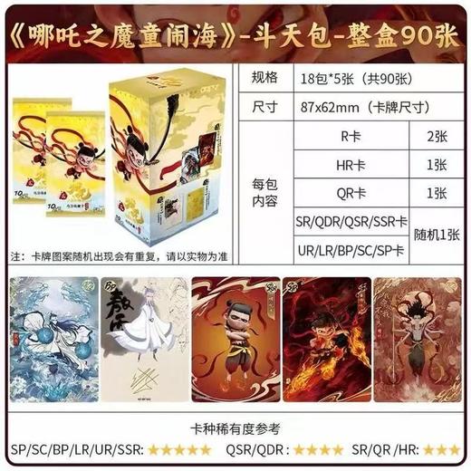 【春上新】8楼 乐高  哪吒之魔童闹海 电影收藏卡-斗天包 吊牌价 
 180元 商品图1