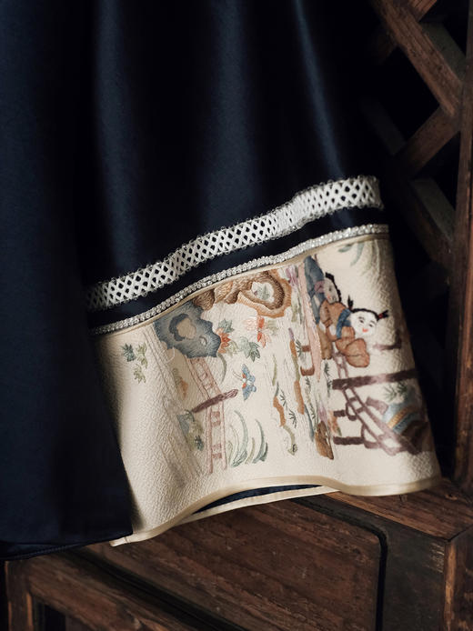 盛唐牡丹大师系列| 重工刺绣西厢丝毛外套-黑色 商品图2