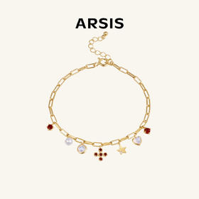 ARSIS银饰｜秘密花园系列 四叶草假日派对手链