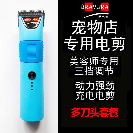 专业宠物店美容电剪电推剪狗剃毛器理发器剃刀推毛器推子充电大电剪 商品图0