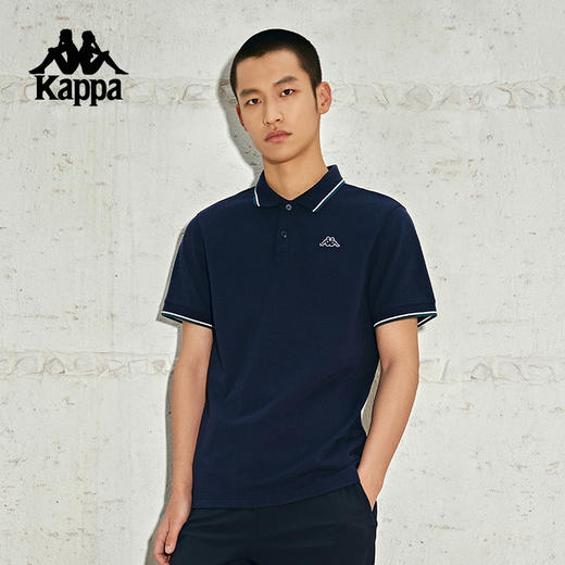 Kappa卡帕背靠背2025新款运动短袖polo衫吸湿速干t恤男款抗菌上衣 商品图3