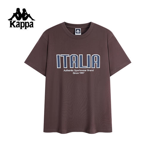 Kappa卡帕背靠背夏季2025新款运动短袖男休闲凉感t恤索罗娜上衣女K0F52TD04 商品图1