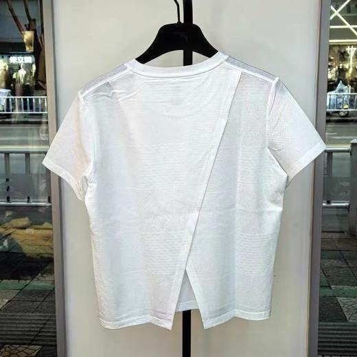 安踏休闲短袖t恤女2025夏季新款宽松透气简约运动上衣162528127 商品图2