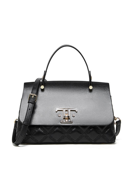 【预售3天】时尚菱格单肩女包百搭斜挎包简约通勤手提包D2868 商品图4