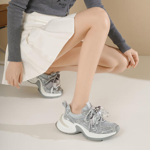 Westory2025年夏季厚底系带舒适老爹鞋W25CM75481 商品图3