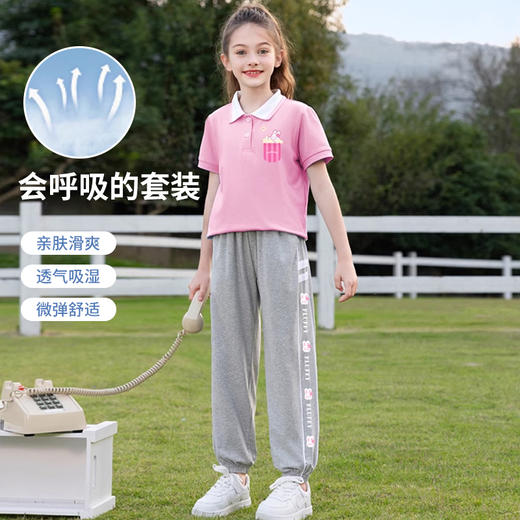 女童夏装套装洋气时髦夏季儿童运动两件套夏天女大童小女孩衣服 商品图2