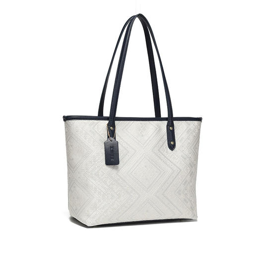 壮锦-素白小托特包 商品图0