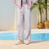 半身缘女裤 夏季轻薄透气可调整抽绳中直筒工装裤252102P17802833 商品缩略图0