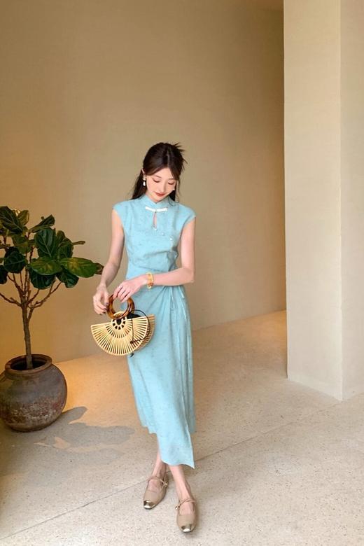 ELLA JADE 新中式设计感盘扣连衣裙 20303 商品图4