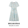 奢姿大码女装2025夏季减龄蝴蝶结绑带时尚连衣裙胖妹妹镂空裙子9952869803 商品缩略图0
