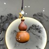 【灵机生活馆】雷击枣木葫芦吊坠 镶嵌银七星葫芦饰品摆件吊坠 商品缩略图4
