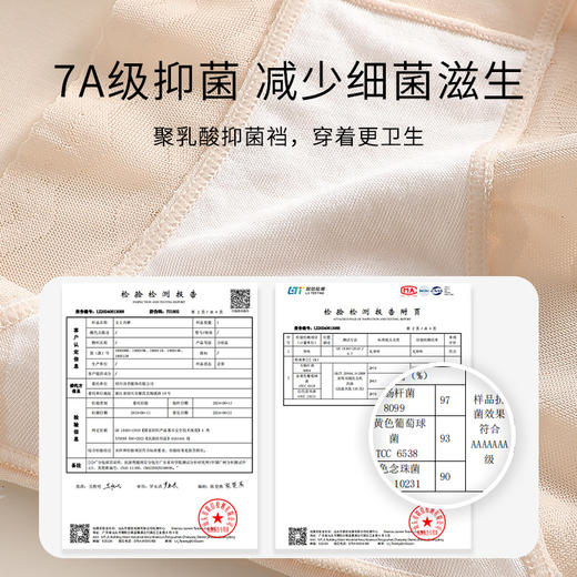 【高弹超柔，80支兰精莫代尔】【钜惠四条装】80S兰精莫代尔7A级聚乳酸裆女士内裤纯色舒适不夹臀无痕女中腰三角裤 商品图1