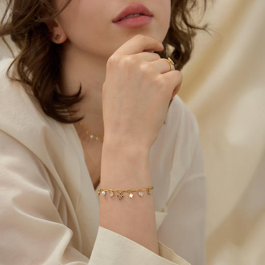 ARSIS银饰｜秘密花园系列 四叶草假日派对手链 商品图6