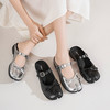 Westory2025年夏季低跟穆勒拖分趾包头拖鞋空凉鞋W25AH59291 商品缩略图6