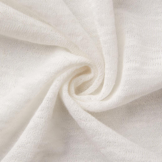 ROMI STUDIO“法式优雅”棉麻混纺花纱轻薄短款针织开衫 RWCRSG3069 商品图3