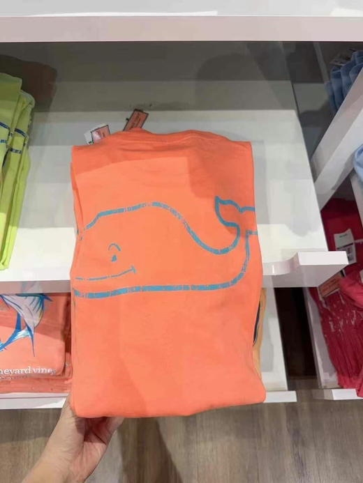 💰580/2件🇺🇸包邮✈️ 👨🏻Vineyard Vines小鲸鱼男士长袖纯棉T恤 商品图11