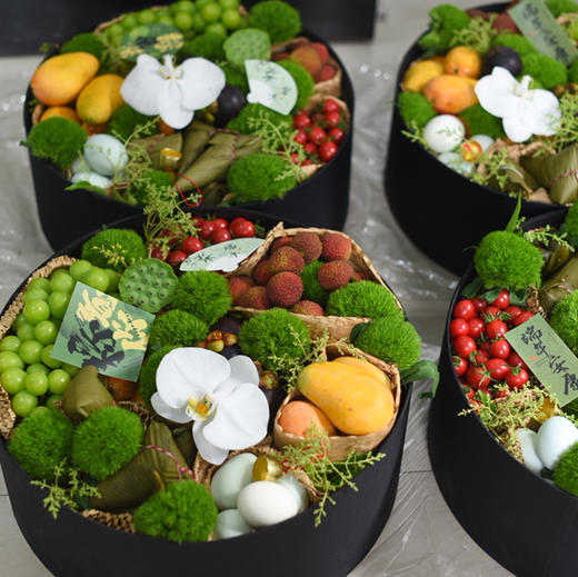 《粽香端午》大号水果礼盒直径42厘米 商品图5