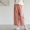 牧衣游原创 净色纯棉裤子女新品轻薄宽松显瘦百搭休闲九分裤 日游 商品缩略图0