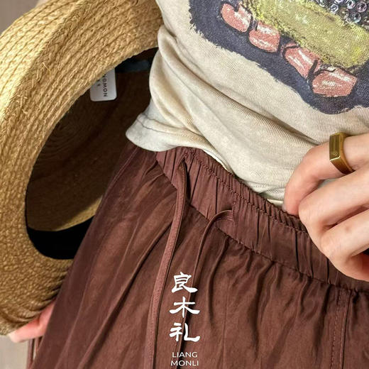 【预售7天】良木礼醋酸半裙（25021） 商品图2