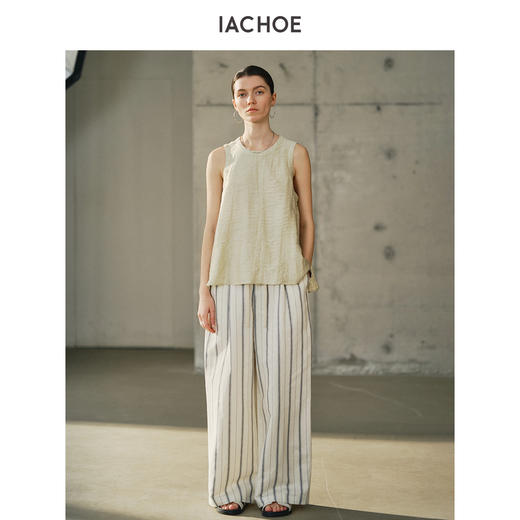 棉仓3531501035-IACHOE肌理感A字型背心 商品图3