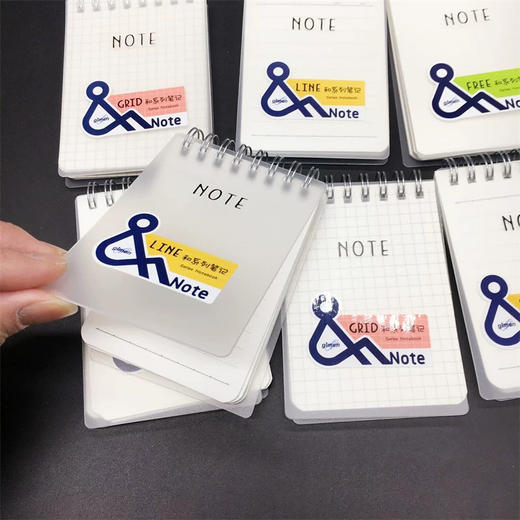 巨门上翻迷你便携100K小号口袋PP双圈和笔记本线圈本74×103mm 商品图1