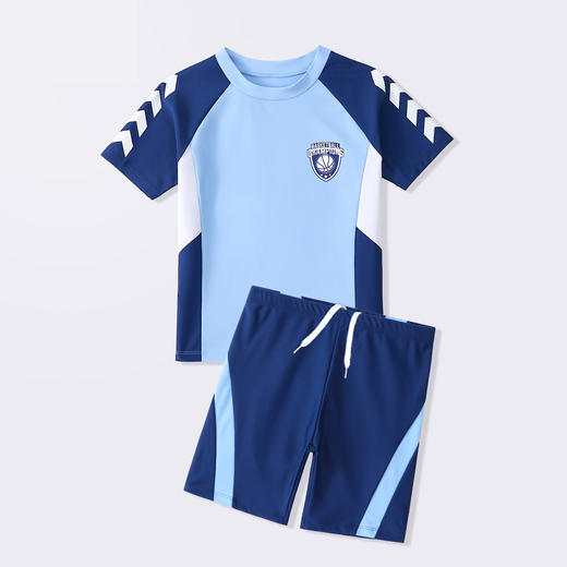 【男孩夏日必备🔥】2025新款高效防晒泳衣🌞UPF50+守护娇嫩肌肤💦舒适透气，畅游无忧！妈妈放心之选❤️儿童泳衣男童分体 2025新款爆款游泳衣 中大童青少年男孩夏泳装套装 商品图3