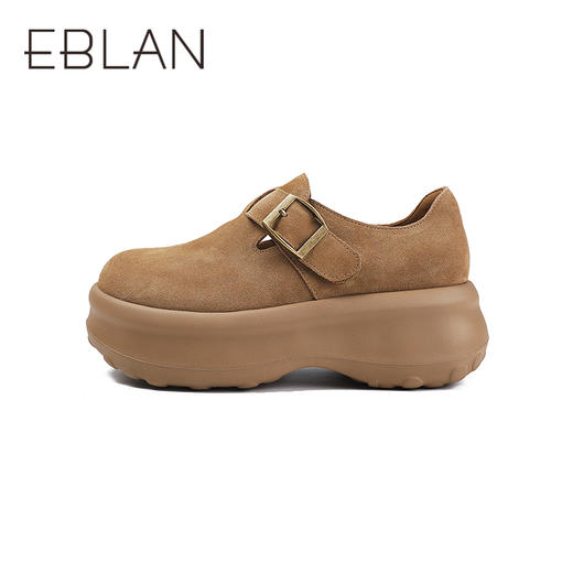 伊伴秋季复古勃肯鞋 运动感厚底单鞋B25450601 商品图1