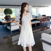 奢姿大码女装2025夏季减龄钉珠雪纺拼接连衣裙胖妹妹时尚简约裙子9952869759【1】 商品缩略图4