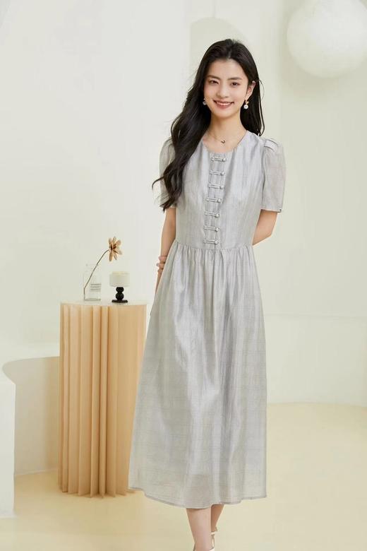 Le Malene 新中式国风盘扣连衣裙 20315 商品图1