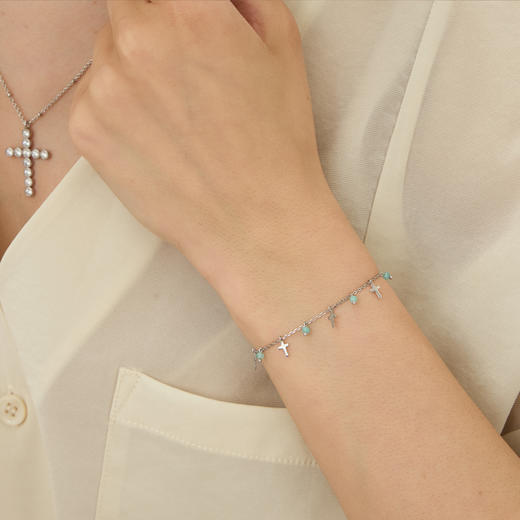 ARSIS银饰｜秘密花园系列 浅夏满天星手链 商品图6