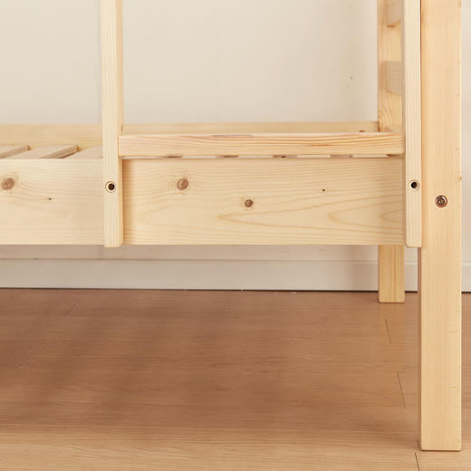【家具】双层床 90 自然色/中棕色 商品图6