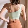 【限时秒】YOGACODE【火树银花系列】性感美背内衣带胸垫斜肩吊带背心女普拉提运动文胸DWC115410 商品缩略图4