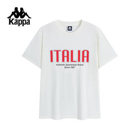 Kappa卡帕背靠背夏季2025新款运动短袖男休闲凉感t恤索罗娜上衣女K0F52TD04