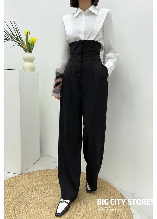 G08650#高腰休闲长裤 商品图1