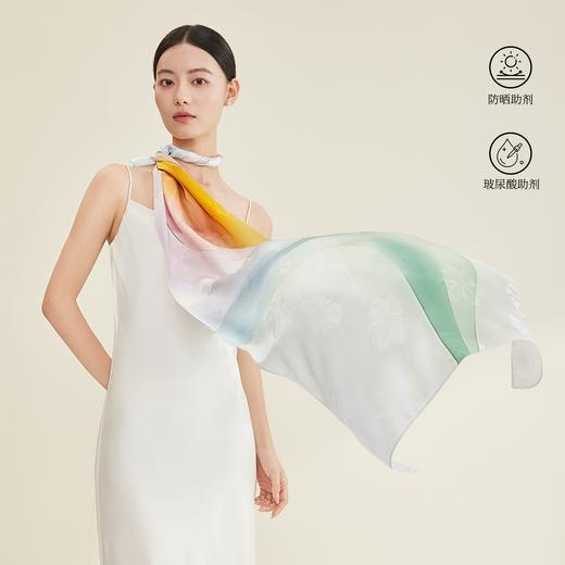 万事利双面印花防晒长巾 商品图0