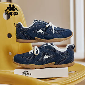 Kappa卡帕背靠背网面德训鞋女款夏季新款板鞋透气薄底复古运动鞋K0F65BB14