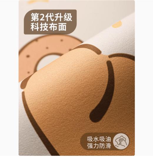 慢说厨房长地垫防滑防油可擦免洗硅藻泥吸水垫门口耐脏脚垫子家用地毯 商品图1