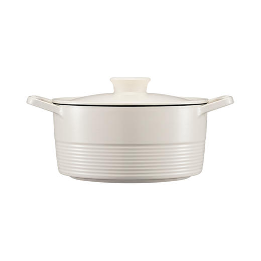 1020392 双立人Dragon 铸铁饭釜锅22厘米 奶油白 商品图0