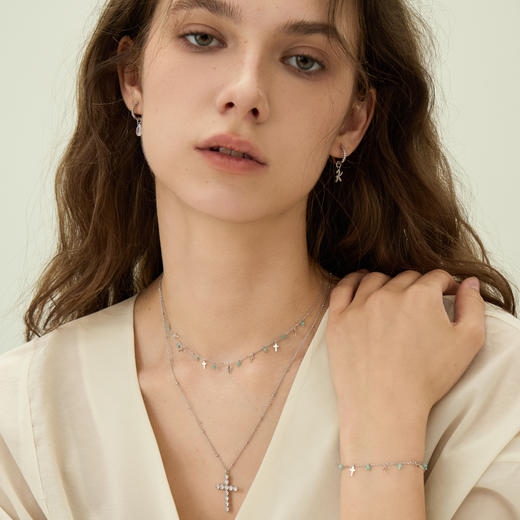 ARSIS银饰｜秘密花园系列 浅夏满天星项链 商品图6