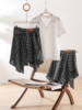 🌸春夏限定💰【苏格兰格子不规则半身裙&娃娃领正肩T恤】甜酷风造型，简约韩系氛围感穿搭！☀️翻领设计展现颈部线条，⁠日常百搭又通勤  商品缩略图0