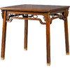 清	黄花梨海棠卡子花一腿三牙方桌 商品缩略图5