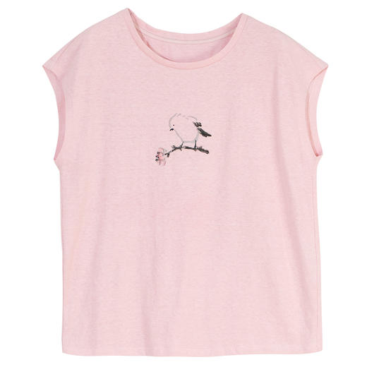 牧衣游原创 汉麻棉刺绣T恤短袖 限量福利款 浅漾【不支持会员折】 商品图4