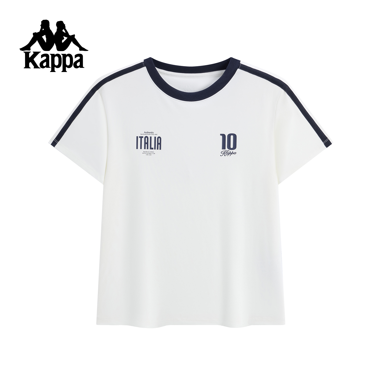 Kappa卡帕背靠背2025夏季新款运动短袖女士休闲索罗娜t恤凉感上衣K0F62TD06