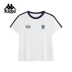 Kappa卡帕背靠背2025夏季新款运动短袖女士休闲索罗娜t恤凉感上衣K0F62TD06