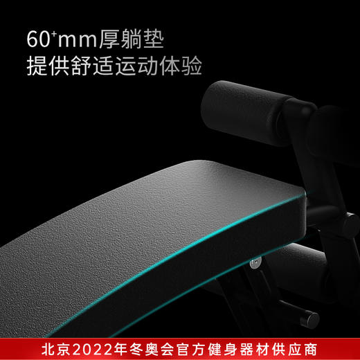 SHUA舒华多功能仰卧板家用仰卧起坐健身器材哑铃凳腹肌健腹板5755 商品图3