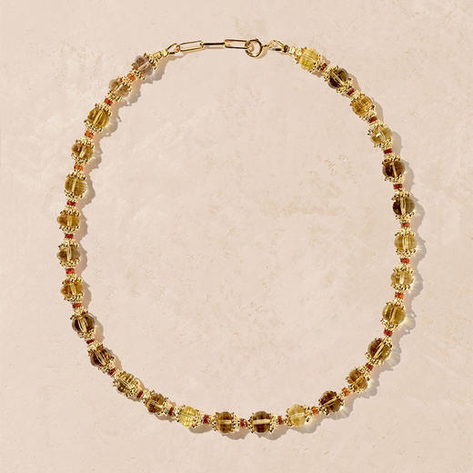 订购8周到｜Tityaravy-Bigsriphala-黄晶 桂榴石 项链［法国设计师］ 商品图1