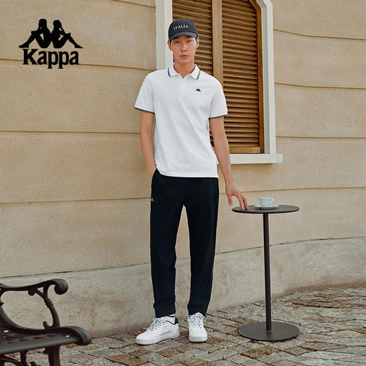 Kappa卡帕背靠背2025新款运动短袖polo衫吸湿速干t恤男款抗菌上衣 商品图4