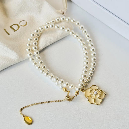 【下单小香手表赠山茶花耳钉】I DO山茶花项链/耳钉/初心系列·小香手表 时尚 优雅 气质 精美礼盒包装 商品图8