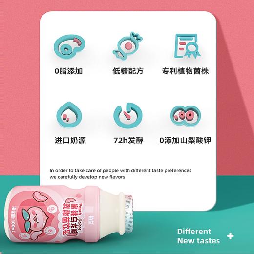 【武汉】植益乳酸菌蜜桃乌龙100ml*12 商品图4
