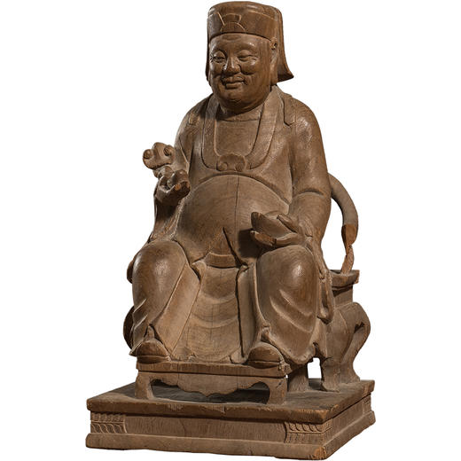 清	楠木财神像 商品图5